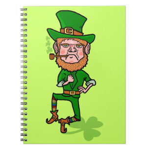 Funny Angry Lucky Irish Leprechaun Notitieboek