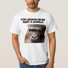 Funny Angry Macho Gorilla Humoureuze aap T-shirt