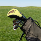 Funny Angry Man Face Funny Cartoon Golfheadcover (Insitu)
