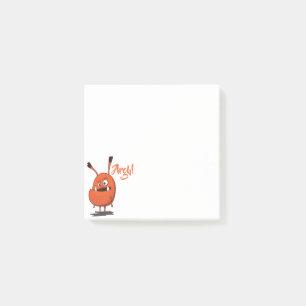 Funny Angry Monster / Gepersonaliseerd Post-it® Notes