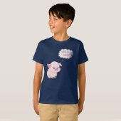 ​Funny Angry Pig Now Whaaat Kids T-Shirt (Voorkant volledig)