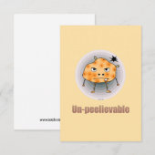 Funny Angry Potato – Un-peelievable Art Bedankkaart (Voorkant / Achterkant)