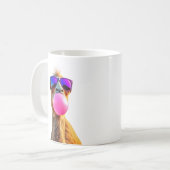 Funny animal art – perfect gift for animal lovers koffiemok (Voorkant links)