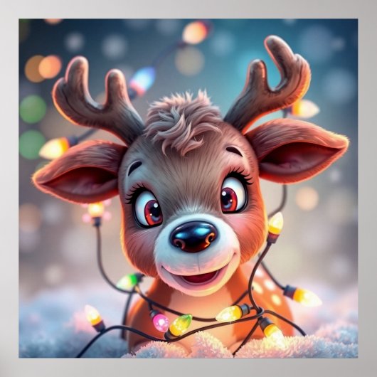 Funny animal art – perfect gift for animal lovers poster (Voorkant)