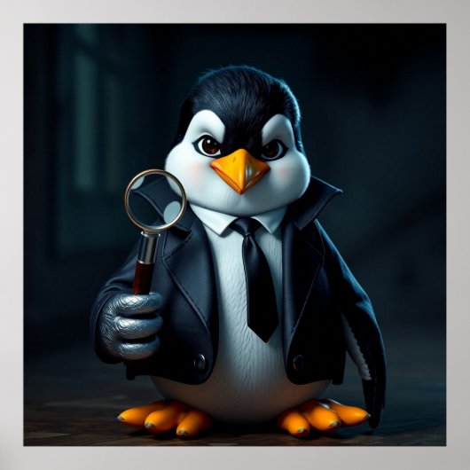 Funny animal art – perfect gift for animal lovers  poster (Voorkant)