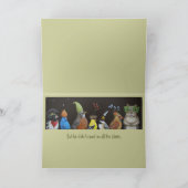 Funny animal/bird card kaart (Binnen)