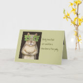 Funny animal/bird card kaart (Gele Bloem)