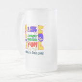 Funny Animal Gezegde Goat Humor Matglas Bierpul (Voorkant links)