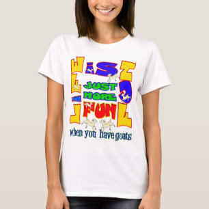 Funny Animal Gezegde Goat Humor T-shirt