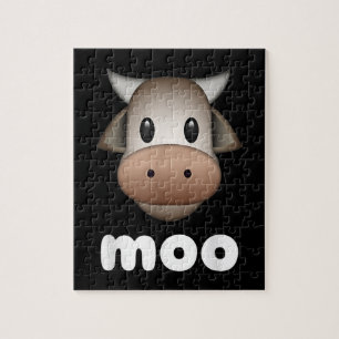 Funny Animal Koe Idee  Koe Moo Lover Legpuzzel