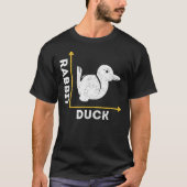Funny Animal Lover Gift Optical Illusion Duck Or R T-shirt (Voorkant)