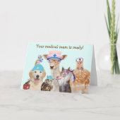 Funny Animal Medical krijgt het goed Kaart (Voorkant)