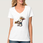 Funny Animal Music Tee T-shirt (Voorkant)