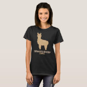 Funny Animal Name Giraffe Sheep Llama T-shirt (Voorkant volledig)