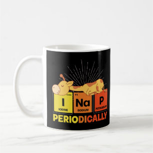 Funny Animal Nap Periodic Table Pajama Cute Sleepi Koffiemok