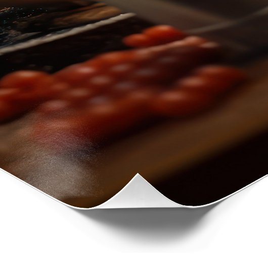 Funny Animal Poster Chef Eekhoorn Koken Poster (Hoek)