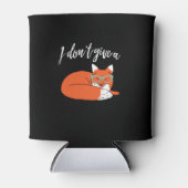 Funny Animal Pun en Humor die ik niet geef. Blikjeskoeler (Voorkant)