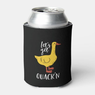 Funny Animal Pun en Humor Laten we de quacking pak Blikjeskoeler