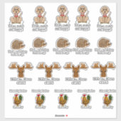 Funny animal stickers  (Vel)