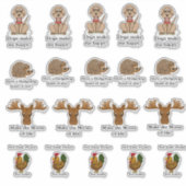 Funny animal stickers  (Voorkant)