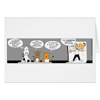Funny Animal Testing Kaart