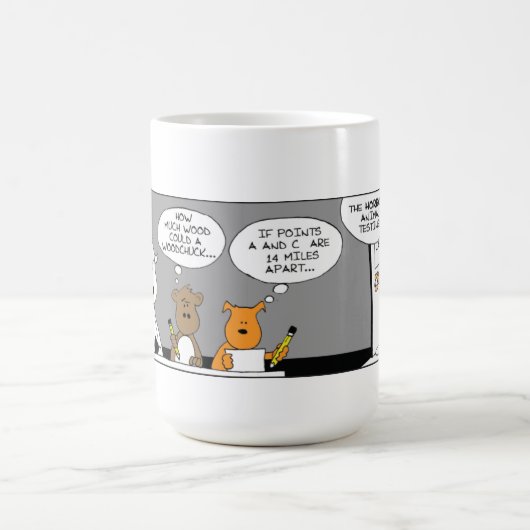 Funny Animal Testing Mok (Center)