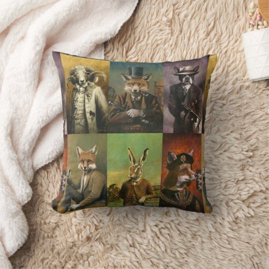 Funny  Animals gooien kussen (Deken)