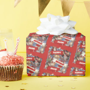 Funny Animals Happy Birthday Toevoegen aan Jouw na Cadeaupapier