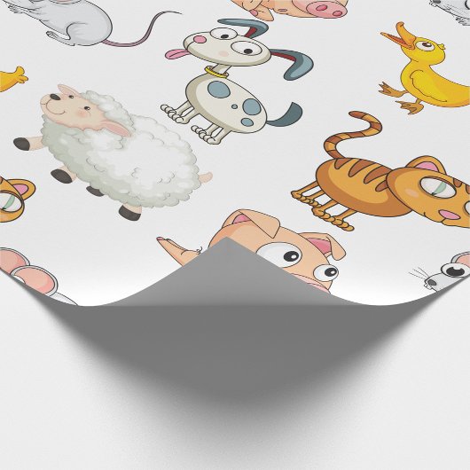 Funny Animals Wrapping Paper Cadeaupapier