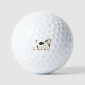 funny animated golf ball golfballen (Voorkant)