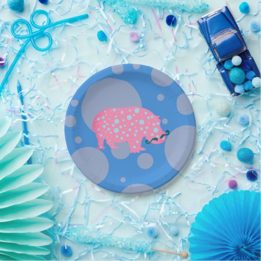 Funny Animation Custom Paper Borden 7 in Papieren Bordje (Feest)