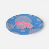 Funny Animation Custom Paper Borden 7 in Papieren Bordje (Gekanteld)