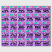 Funny Anime geobsedeerd Cadeaupapier (Vlak)