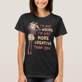 Funny Anime Girl Creative Quote T-shirt (Voorkant)