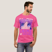 Funny Anime Girl is gewoon een meisje dat van Anim T-shirt (Voorkant volledig)