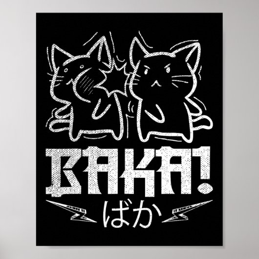 Funny Anime Manga Otaku Baka Rabbit Slap Poster (Voorkant)