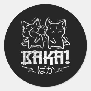 Funny Anime Manga Otaku Baka Rabbit Slap Ronde Sticker