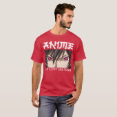 funny anime quote anime cause i dont like people g t-shirt (Voorkant volledig)