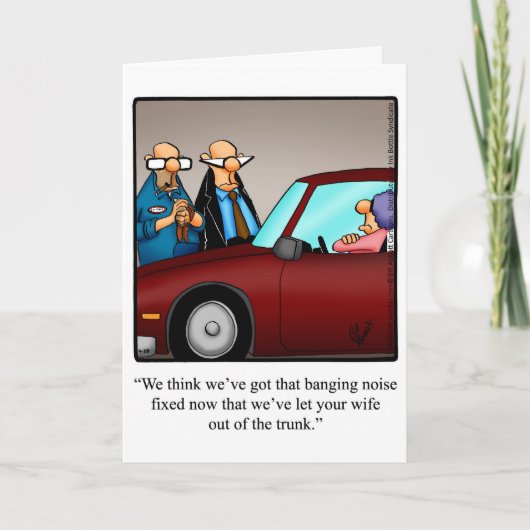 Funny Anniversary Greeting Card Kaart (Voorkant)