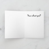 Funny Annoyed Cartoon, ik ben prima Bedankkaart (Binnen)