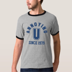 Funny Annoying You Mannen T-shirt, Blue T-shirt