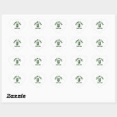 Funny Annoying You Stickers, Green Hart Sticker (Vel)
