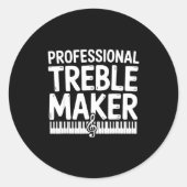 Funny Ano Technician  Ronde Sticker (Voorkant)