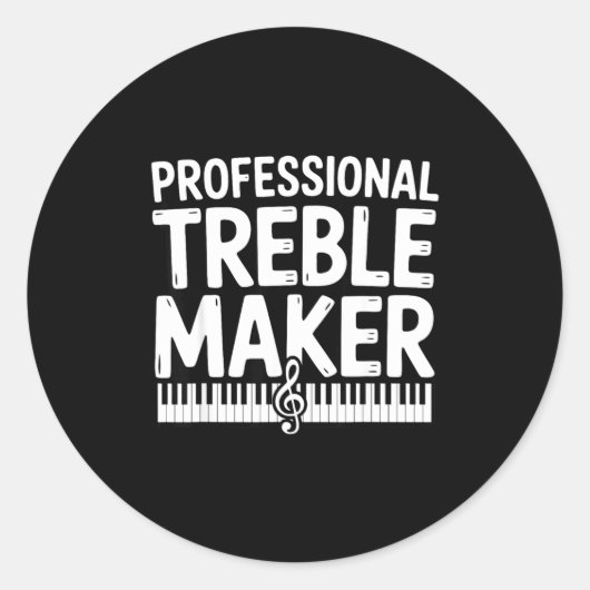 Funny Ano Technician  Ronde Sticker (Voorkant)