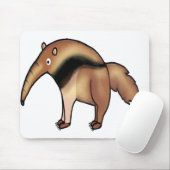 Funny anteater animal art muismat (Met muis)