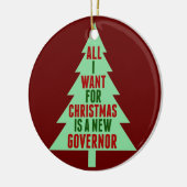 Funny Anti-Gouverneur Abbott kerstboom Keramisch Ornament (Links)