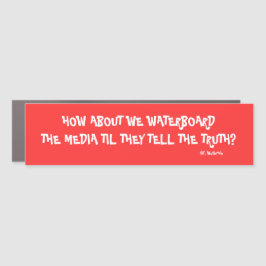 Funny Anti-Liberal Media Bias Conservative Automagneet