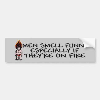Funny Anti-mannen Bumpersticker