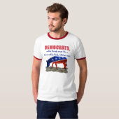 Funny Anti-Obama Anti-Democraat Mannen T Shirt (Voorkant volledig)