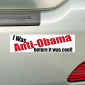Funny Anti-Obama Bumpersticker (Op auto)